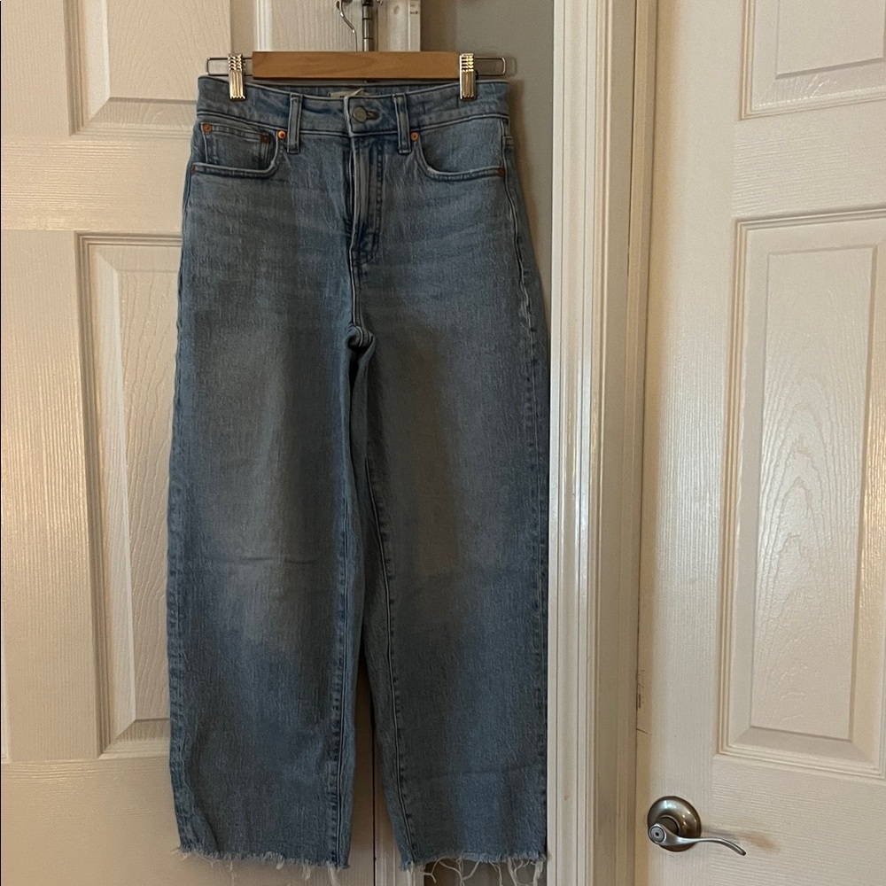 Madewell Cropped wide leg Jeans